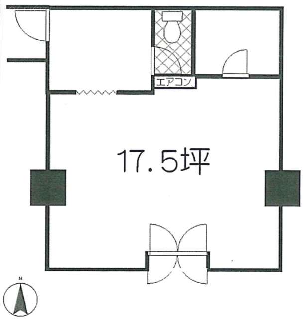 リリオ壱番館ビル107 間取り図