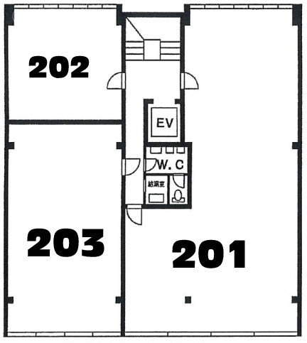 友田三和ビル203 間取り図