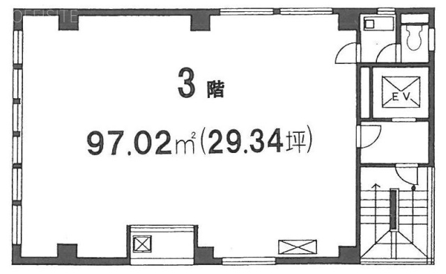 ランザン5ビル3F 間取り図