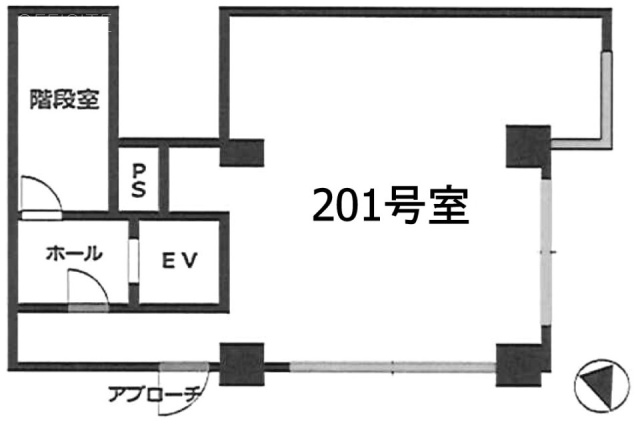 ピュアサクシードともビル201 間取り図