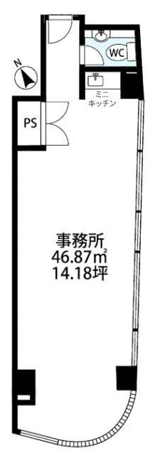 恵比寿亭ビル301 間取り図