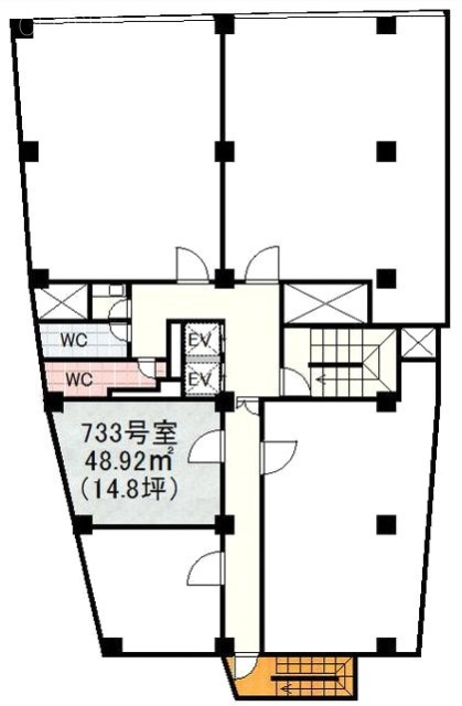 新大宗ビル3号館733 間取り図