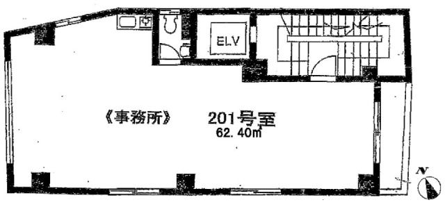 花松ビル201 間取り図