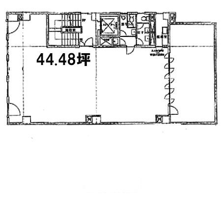 リブラ馬喰町Ⅵビル7F 間取り図