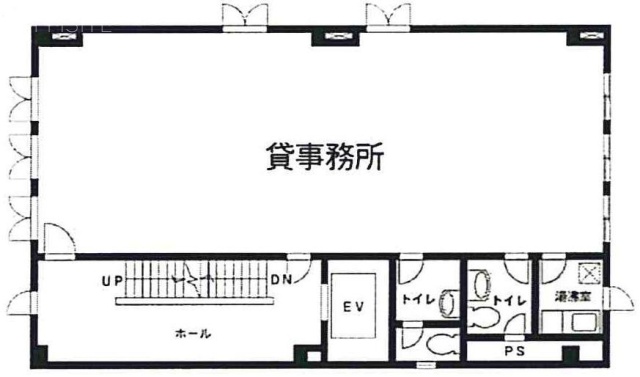 西郊ビル2F 間取り図