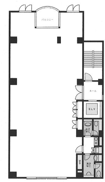 シーダ芝浦5F 間取り図