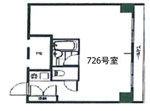 ウィン青山726 間取り図