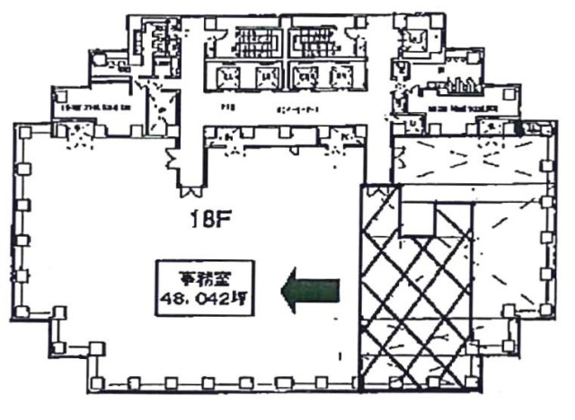 ジェイ・シティタワー18F 間取り図