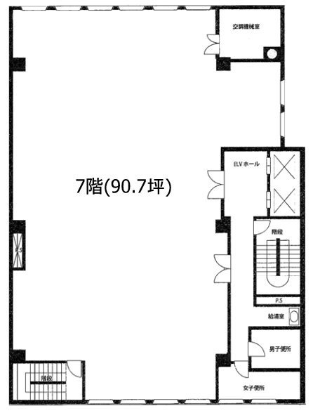 田源ビル7F 間取り図