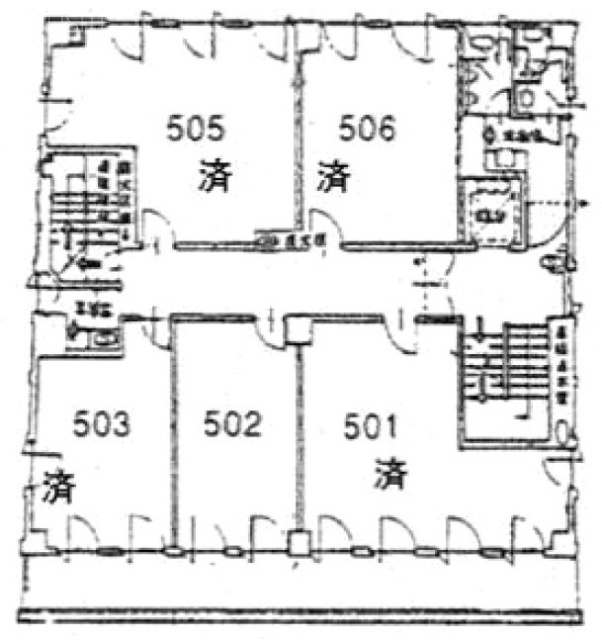 大島ビル新館ビル502 間取り図