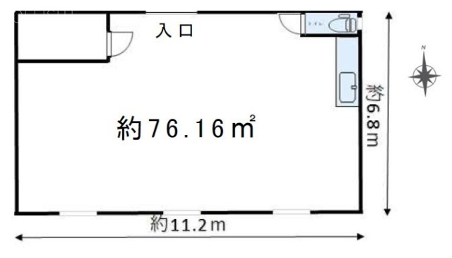 岡野ビル1F 間取り図