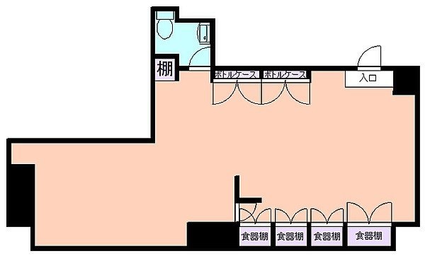 第3井田ビルB1F 間取り図