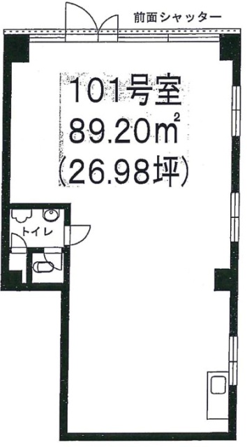 竹内第3ビル101 間取り図