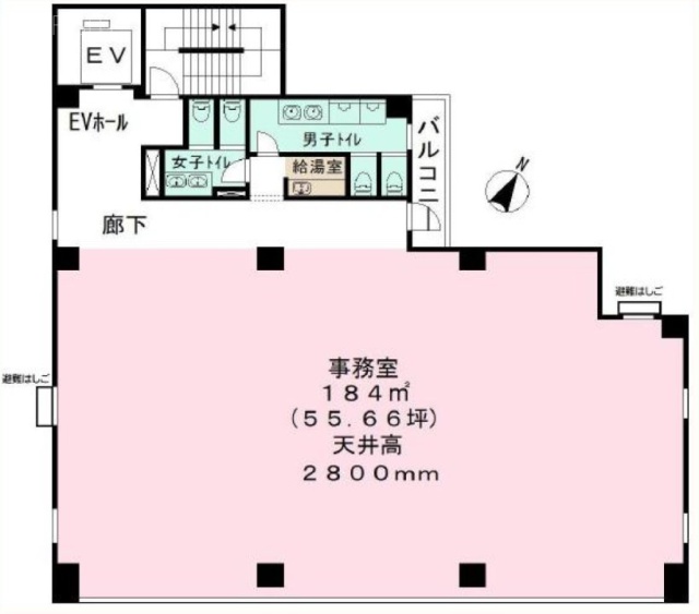 柏上町ビル3F 間取り図