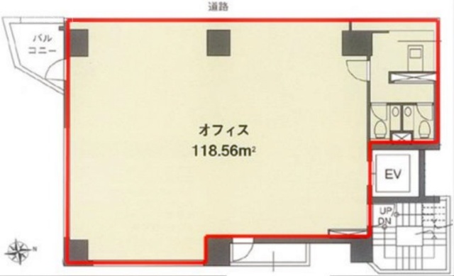 エース九段ビル8F 間取り図