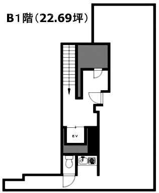 国際ビルB1F 間取り図