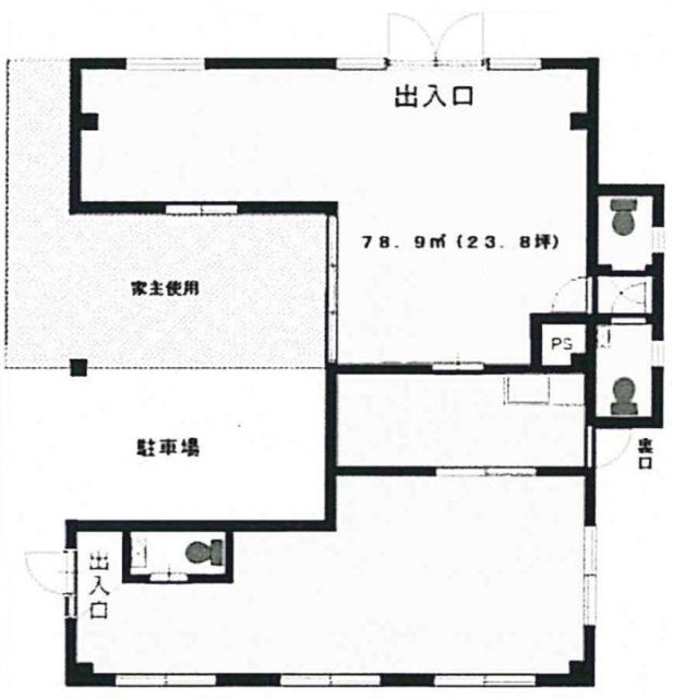 エクセルビル1F 間取り図