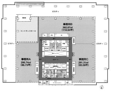 横浜ブルーアベニューA 間取り図