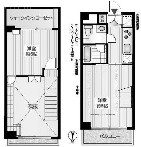 JTMー265F～6F 間取り図