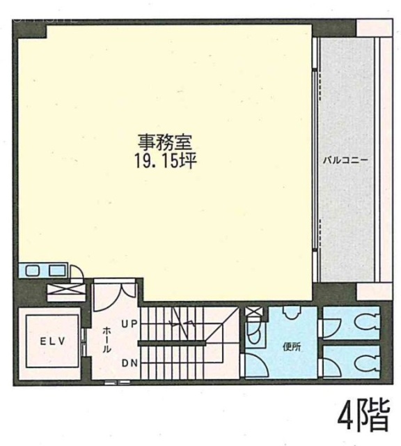 白石第5ビル5F 間取り図