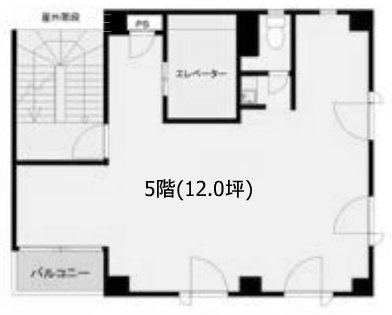 セントレック三田ビル5F 間取り図