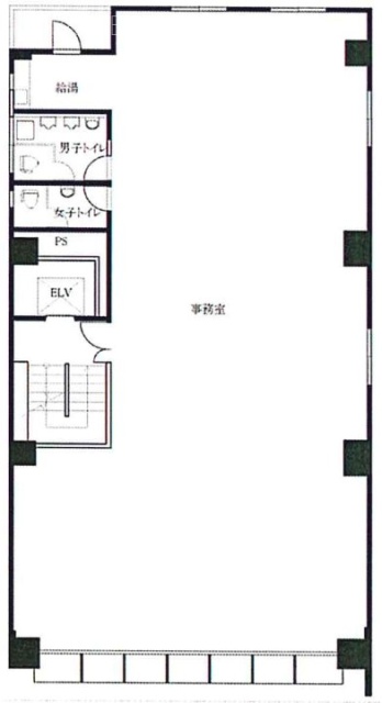 内幸町1ビル2F 間取り図