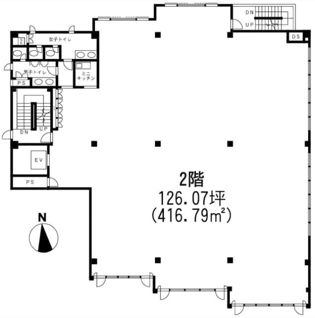 アモダックビル2F 間取り図