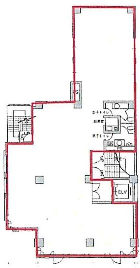 赤坂周山ビル6F 間取り図