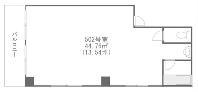 柴田第一ビル502 間取り図