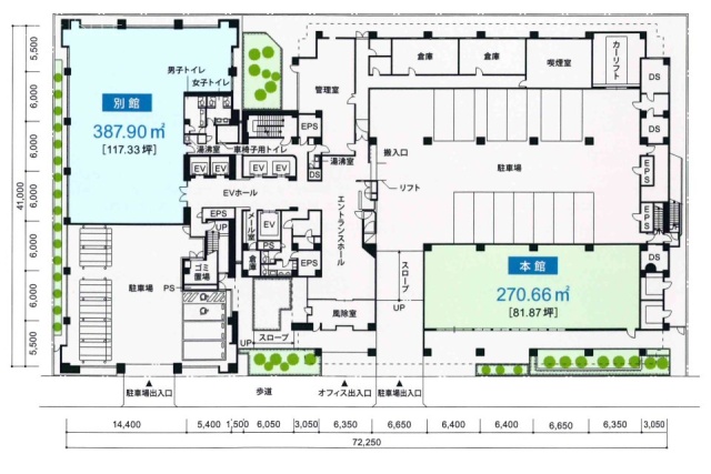 A-PLACE品川東1F 間取り図