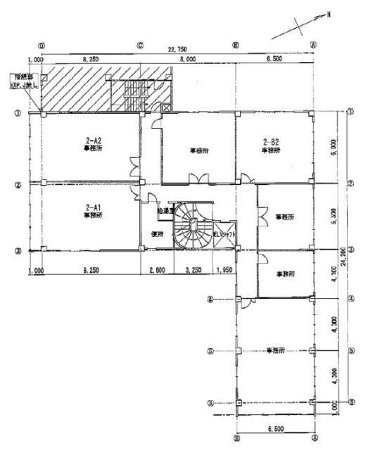 第一白川ビルB-2 間取り図