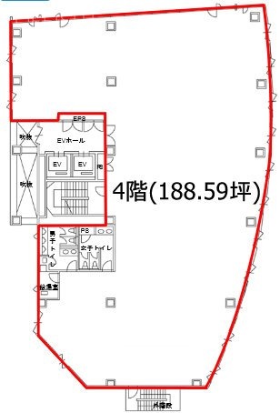 Daiwa青山ビル4F 間取り図