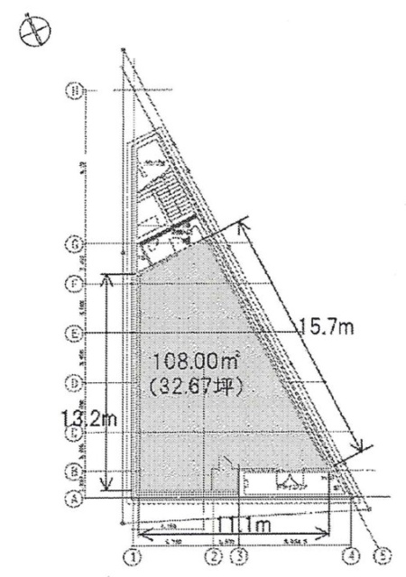 Tri-Angle MINAMIAOYAMAB1F 間取り図