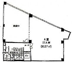 第一古川ビルA 間取り図