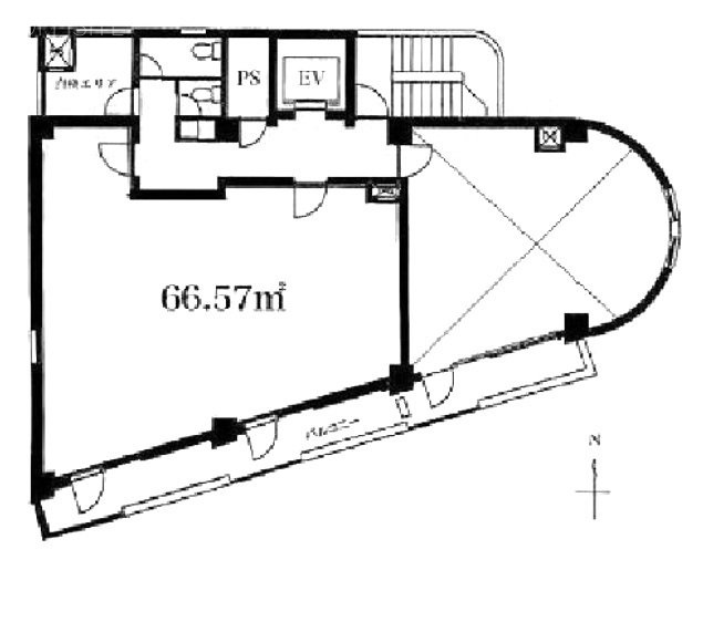 六本木ダイヤビル7F 間取り図
