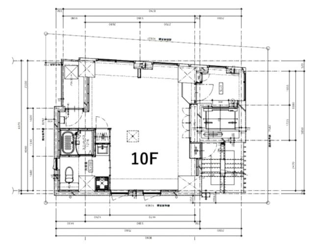 レイフォリア人形町ビル10F 間取り図