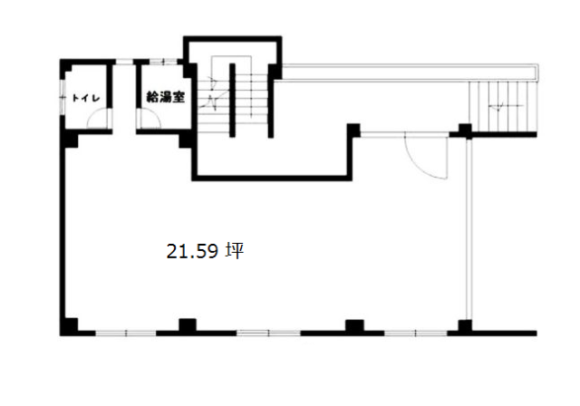 パインハイツビル1F 間取り図