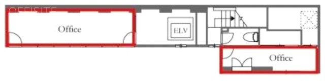 三王商会西麻布ビル1F 間取り図