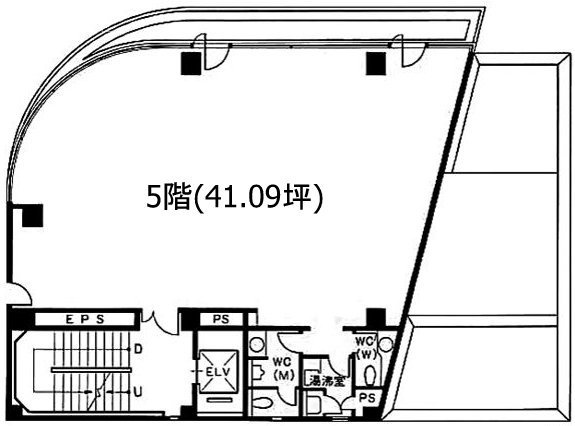 MC中延ビル5F 間取り図