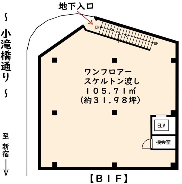 第一太田ビルB1F 間取り図