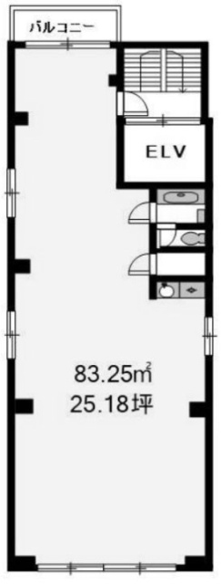 笹塚楽ビル4F 間取り図