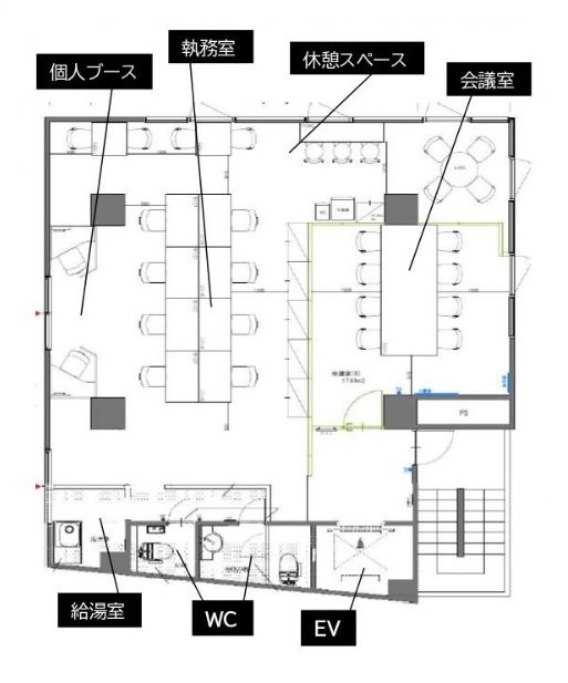 リベルテ青山2F 間取り図