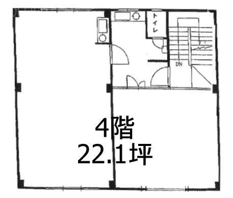 森沢ビル4F 間取り図