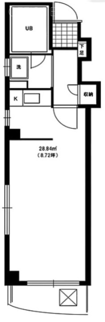 イーストビル錦糸町Ⅱ702 間取り図