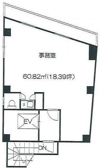 新宿ピアビル2F 間取り図