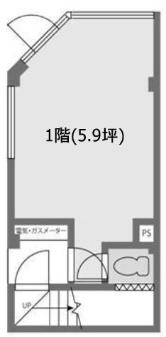 淡路町ビル1F 間取り図