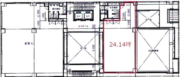 KDX西新宿ビル201 間取り図