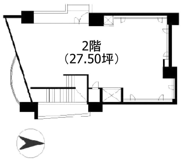 コリーヌ代官山2F 間取り図