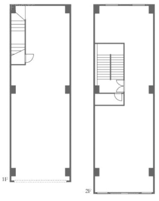 HAYASHIYAビル1F～2F 間取り図