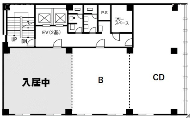 白王ビルB 間取り図